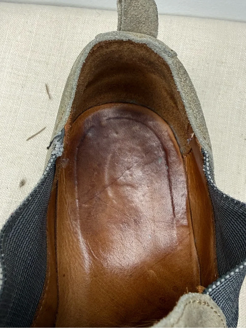 Fiorentini + Baker scarpa uomo beige vintage shoe man Size EU 42 US 9